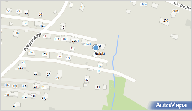 Rzeszów, Podgórskiego Adama, ks., 15, mapa Rzeszów