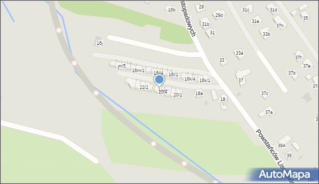 Rzeszów, Powstańców Listopadowych, 20/5, mapa Rzeszów