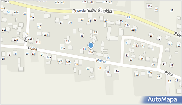 Sadów, Polna, 15a, mapa Sadów