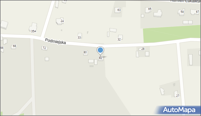 Sandomierz, Podmiejska, 82, mapa Sandomierza