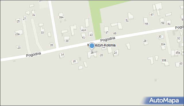 Sandomierz, Pogodna, 18, mapa Sandomierza