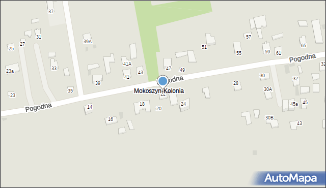 Sandomierz, Pogodna, 22, mapa Sandomierza