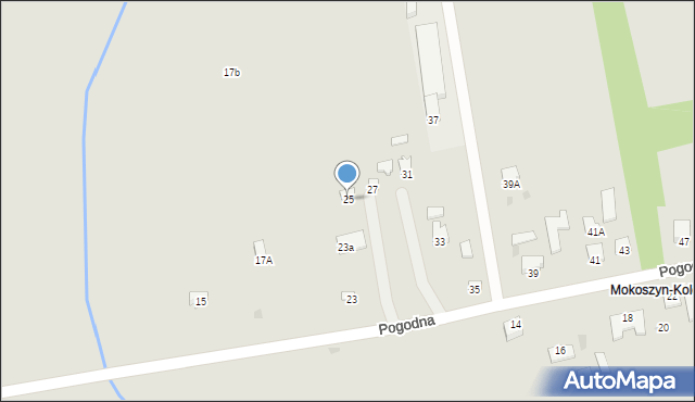 Sandomierz, Pogodna, 25, mapa Sandomierza