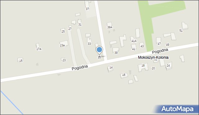 Sandomierz, Pogodna, 35, mapa Sandomierza