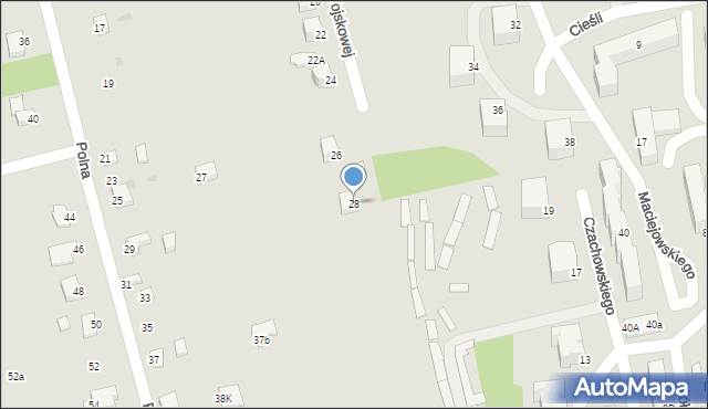 Sandomierz, Polskiej Organizacji Wojskowej, 28, mapa Sandomierza