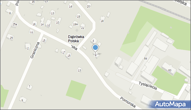 Sanok, Pomorska, 4, mapa Sanok