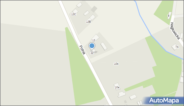 Sędziszów, Polna, 12, mapa Sędziszów