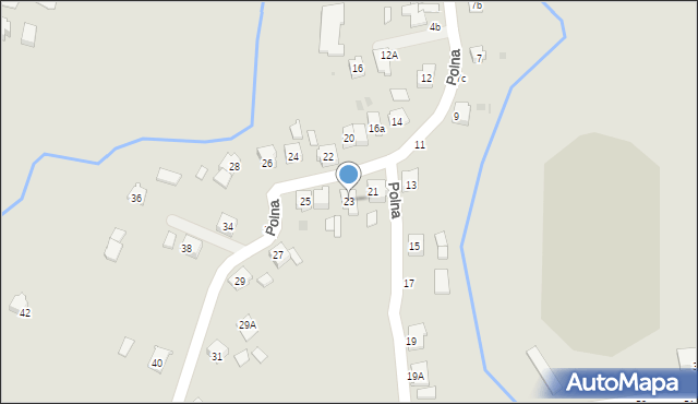 Sędziszów Małopolski, Polna, 23, mapa Sędziszów Małopolski