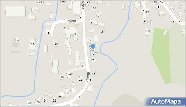 Sędziszów Małopolski, Polna, 7a, mapa Sędziszów Małopolski