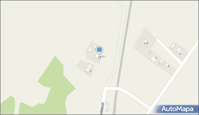 Serock, Powstańców Wielkopolskich, 16, mapa Serock