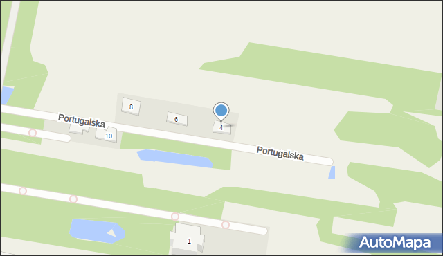 Siedliska, Portugalska, 4, mapa Siedliska