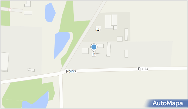 Siemianice, Polna, 11, mapa Siemianice