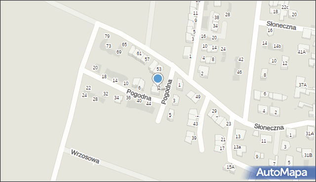 Siemianowice Śląskie, Pogodna, 4, mapa Siemianowice Śląskie