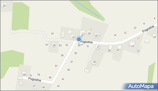 Siepraw, Pogodna, 33, mapa Siepraw
