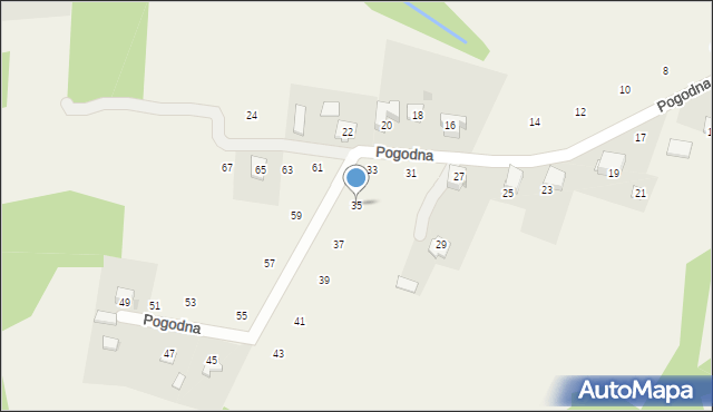 Siepraw, Pogodna, 35, mapa Siepraw