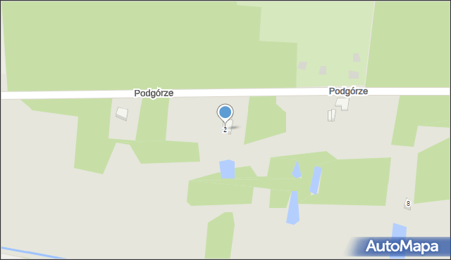 Sieradz, Podgórze, 2, mapa Sieradz