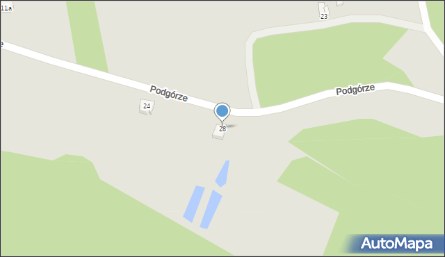 Sieradz, Podgórze, 28, mapa Sieradz