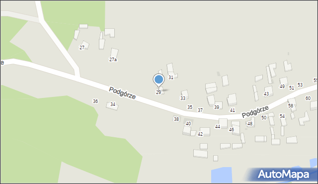 Sieradz, Podgórze, 29, mapa Sieradz