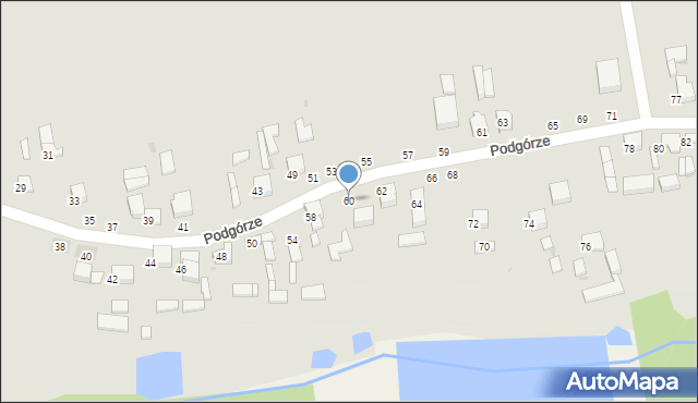 Sieradz, Podgórze, 60, mapa Sieradz