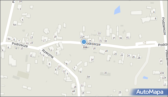 Sieradz, Podrzecze, 20A, mapa Sieradz