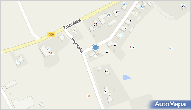 Sierakowice, Pocztowa, 17, mapa Sierakowice