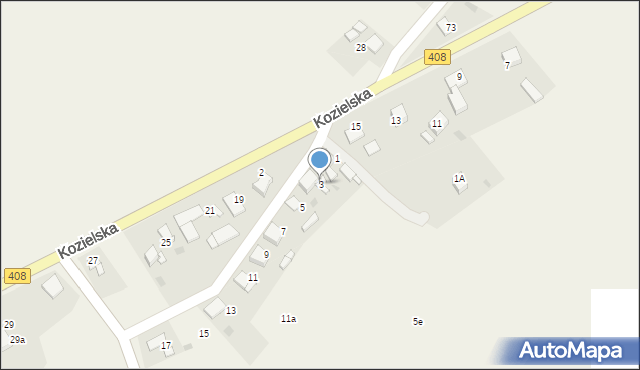 Sierakowice, Pocztowa, 3, mapa Sierakowice