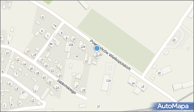 Skalmierzyce, Powstańców Wielkopolskich, 11, mapa Skalmierzyce