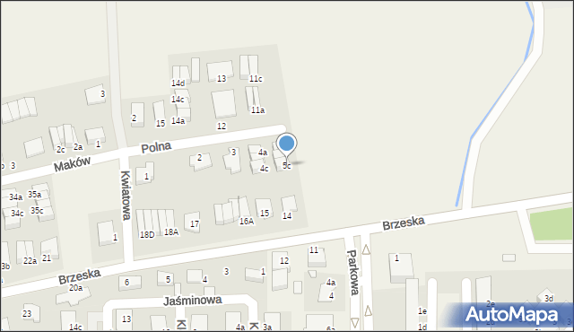 Skarbimierz-Osiedle, Polna, 5c, mapa Skarbimierz-Osiedle