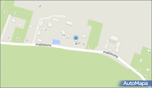 Skaryszew, Podolszyny, 29, mapa Skaryszew