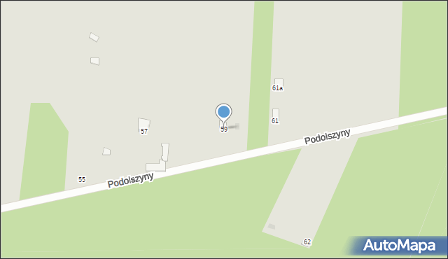 Skaryszew, Podolszyny, 59, mapa Skaryszew