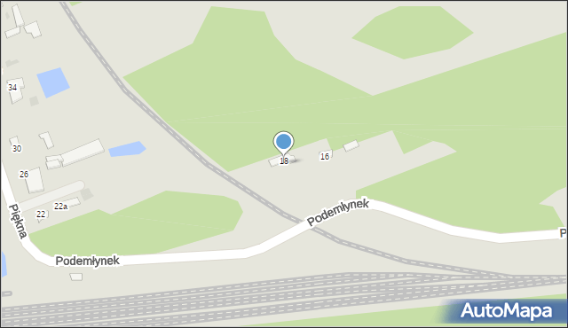 Skarżysko-Kamienna, Podemłynek, 18, mapa Skarżysko-Kamienna