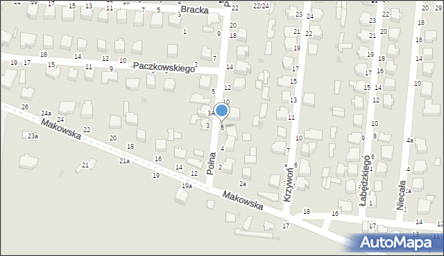 Skierniewice, Polna, 6, mapa Skierniewic