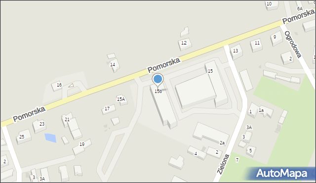 Skórcz, Pomorska, 15b, mapa Skórcz