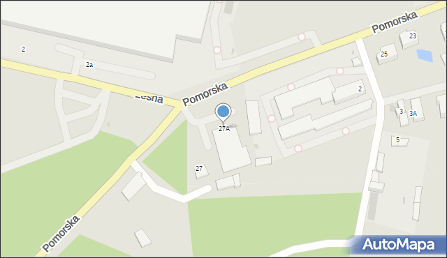 Skórcz, Pomorska, 27A, mapa Skórcz