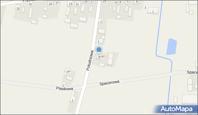 Skórkowice, Południowa, 5, mapa Skórkowice