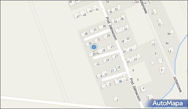 Skowarcz, Pod Jałowcem, 23, mapa Skowarcz