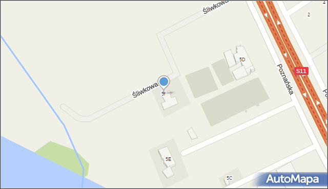 Skrzynki, Poznańska, 5f, mapa Skrzynki