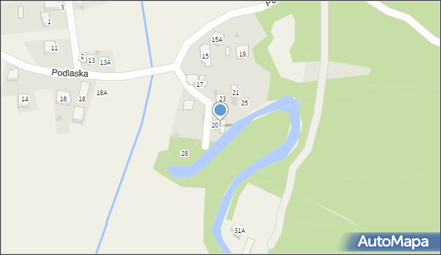 Słowik, Podlaska, 27, mapa Słowik