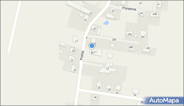 Smardzów, Polna, 20, mapa Smardzów