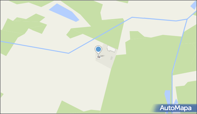 Śmietanki, Podleśna, 9a, mapa Śmietanki