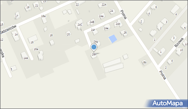 Smolec, Polna, 24h, mapa Smolec