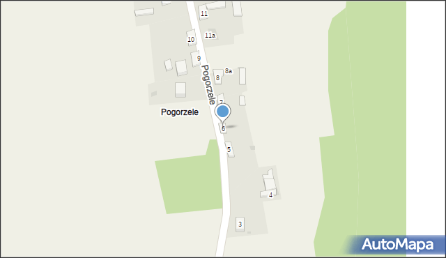 Smolniki, Pogorzele, 6, mapa Smolniki