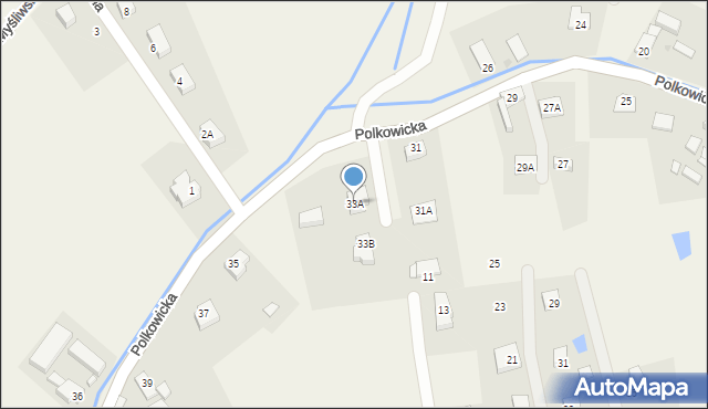 Sobin, Polkowicka, 33A, mapa Sobin