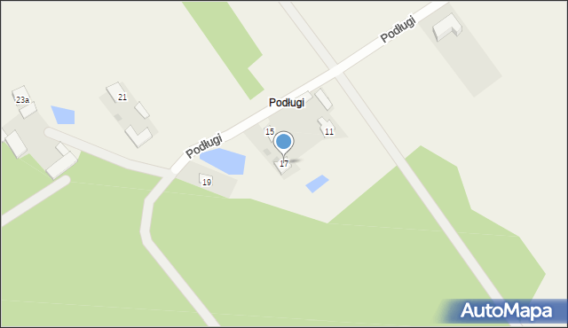 Sobolew, Podługi, 17, mapa Sobolew