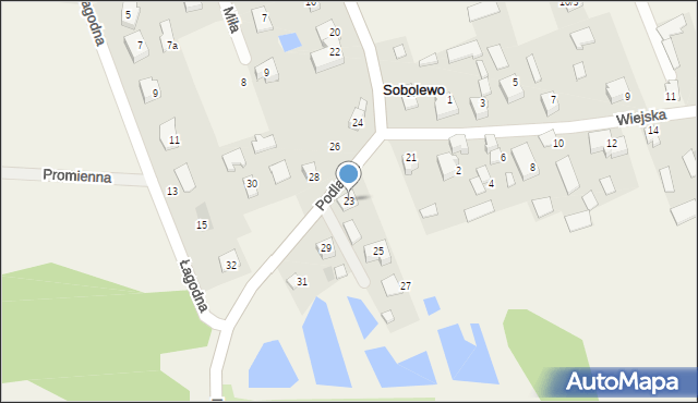 Sobolewo, Podlaska, 23, mapa Sobolewo