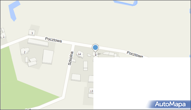 Sokolniki, Pocztowa, 4, mapa Sokolniki