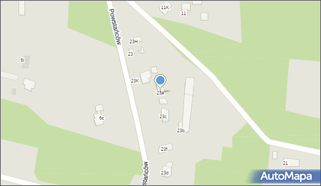 Solec Kujawski, Powstańców, 23a, mapa Solec Kujawski