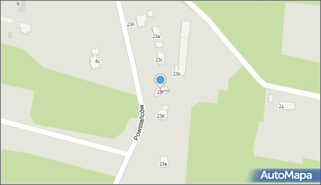 Solec Kujawski, Powstańców, 23f, mapa Solec Kujawski