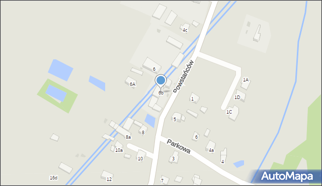 Sośnicowice, Powstańców, 6b, mapa Sośnicowice