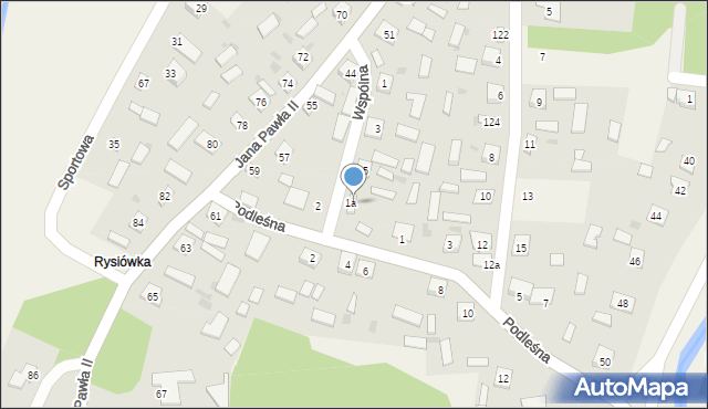 Stale, Podleśna, 1, mapa Stale